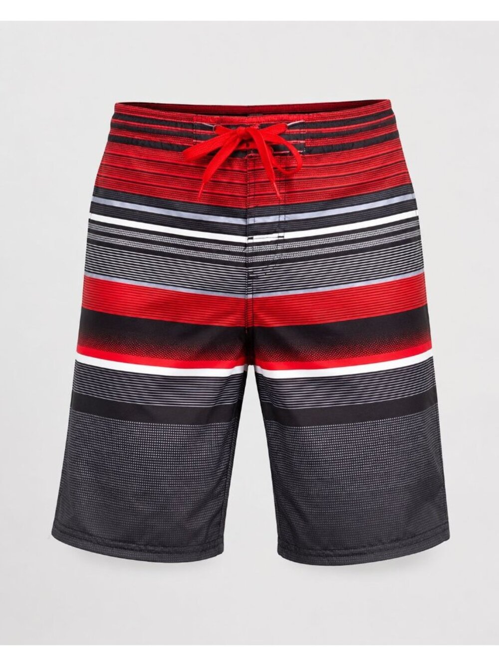 Ocean Pacific Small Red Rover Striped Swim Trunks Mesh Lining Lightweight Resort
